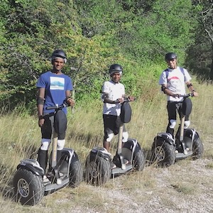 Photo souvenir d'une balade en gyropode