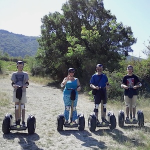 Photo souvenir d'une balade en gyropode