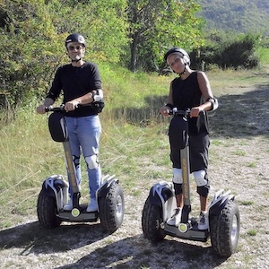 Photo souvenir d'une balade en gyropode