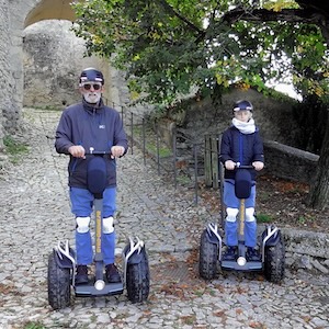 Photo souvenir d'une balade en gyropode