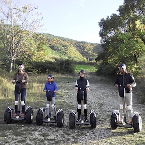 Photo souvenir d'une balade en gyropode