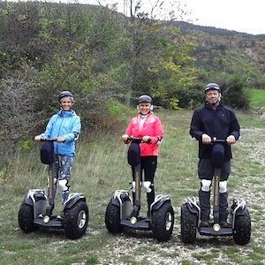 Photo souvenir d'une balade en gyropode