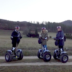 Photo souvenir d'une balade en gyropode