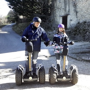 Photo souvenir d'une balade en gyropode