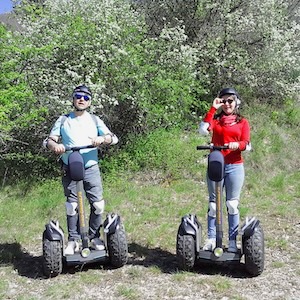 Photo souvenir d'une balade en gyropode