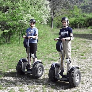 Photo souvenir d'une balade en gyropode