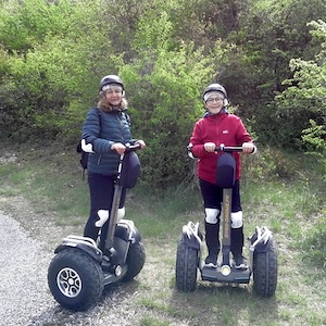 Photo souvenir d'une balade en gyropode