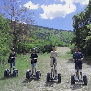 Photo souvenir d'une balade en gyropode