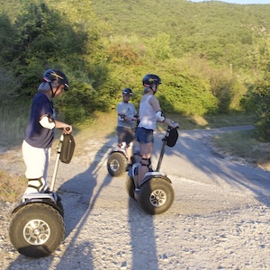 Photo souvenir d'une balade en gyropode